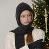 Lua Knit Hoodie Muffler BA8241