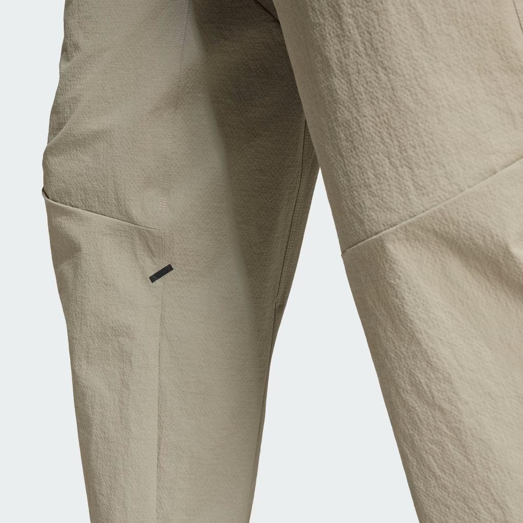 adidas Designed for Training Workout Pants Silver Pebble/Black Men Streetwear IS3371
