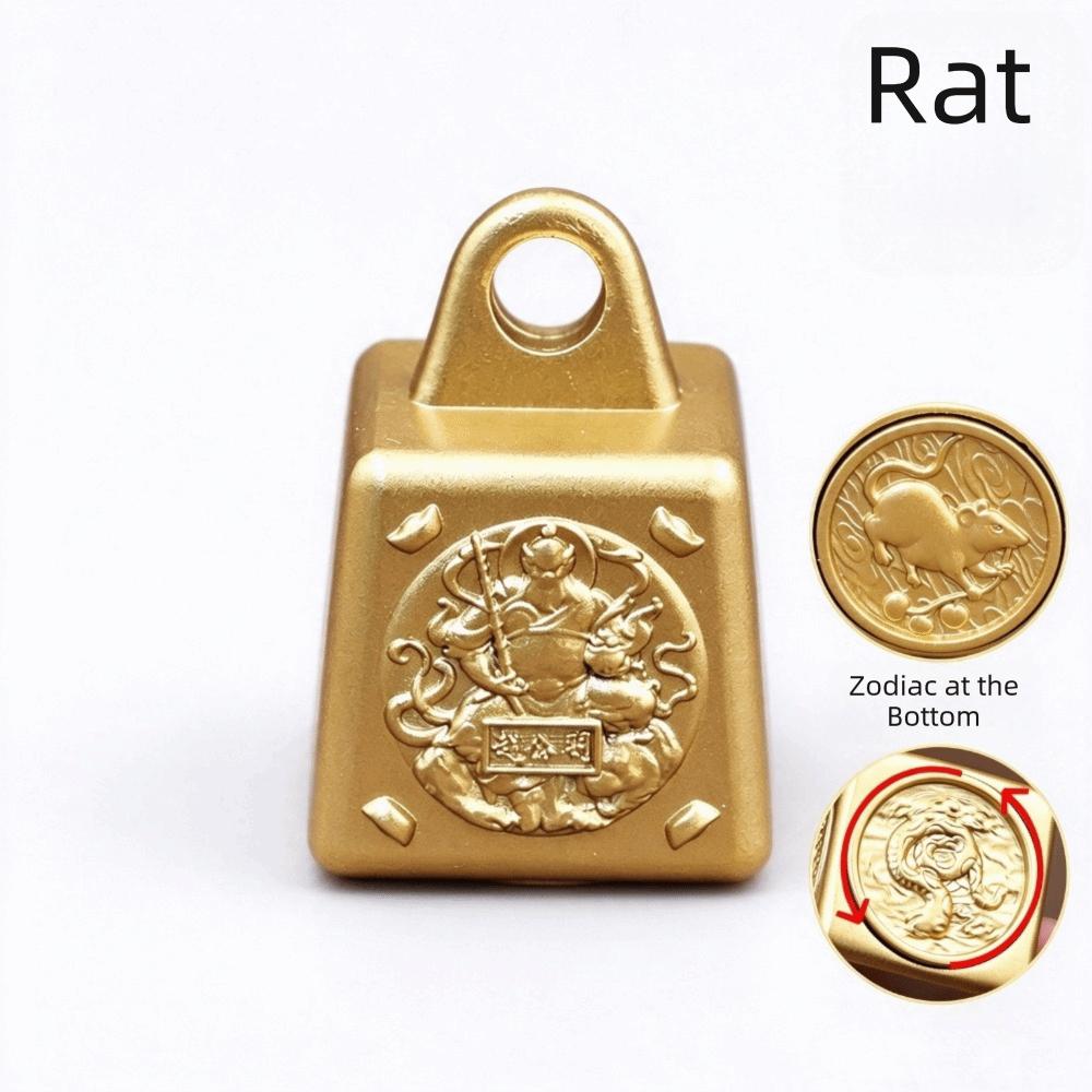 Rotatable Zhao Gongming Weight Spinner Scale Weight Cultural Creative Chinese Zodiac Hand Piece Hand Piece Hanging Ornament
