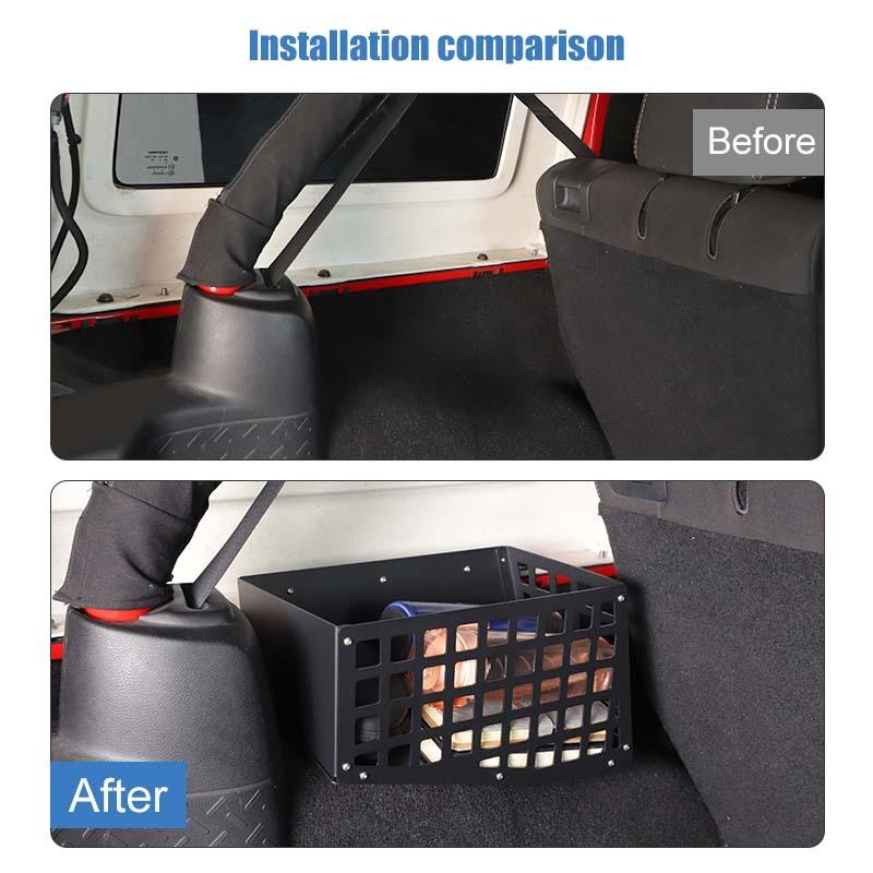 Pro Jeep Wrangler JK 2007-2017 4dveřová verze Boční multifunkční úložný box Organizér Kontejner Interiérové úložné doplňky