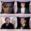 Federa per cuscino Leonardo Singer D-Dicaprio Morbida Elegante Confortevole per Divano Letto Cerniera Invisibile