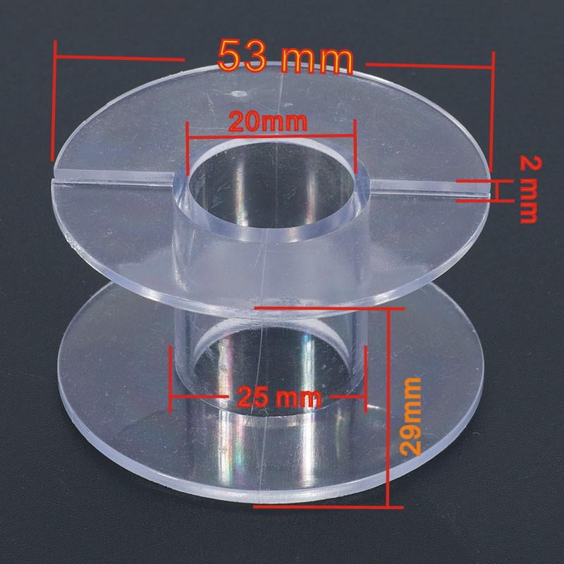 

Прозрачная круглая пластиковая катушка-скелет для звуковой индукционной катушки
