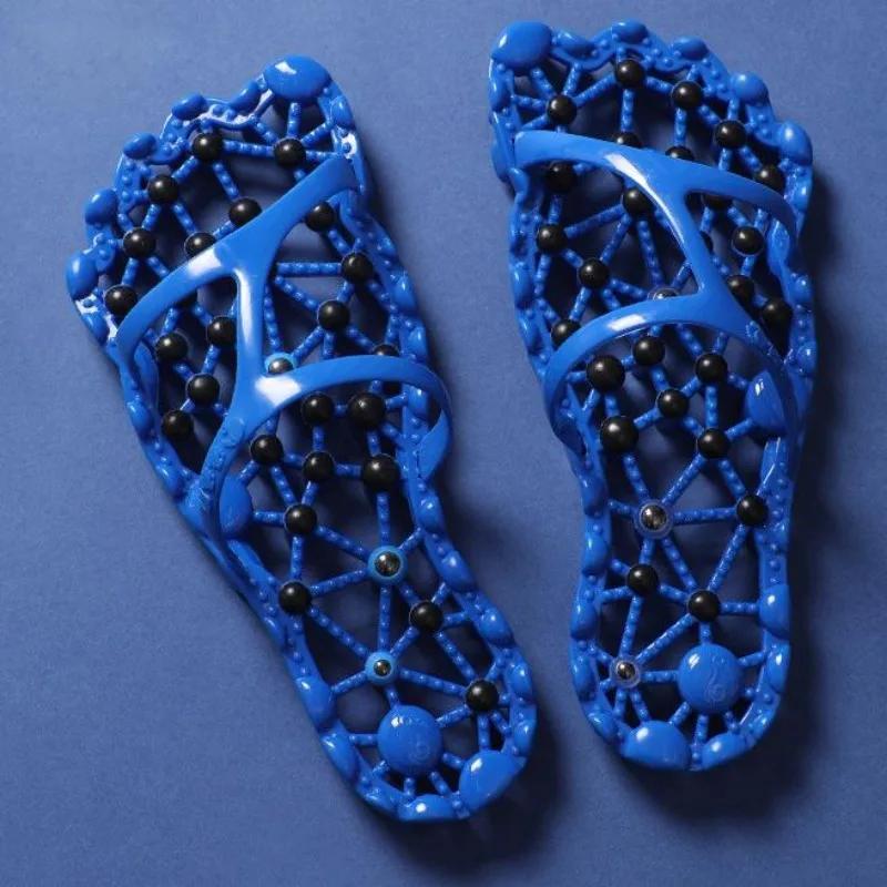 Slippers Women Health Foot Therapy Anti-slip Summer Shoes Sandals Bathroom Quick-drying Footwear Couples Home Health Sandalias