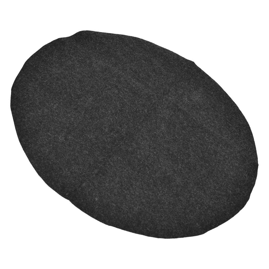 Barbecue Mat PE Oven Floor Mat Round Barbecue Mat BBQ OilProof and FlameRetardant 68cm X 68cm
