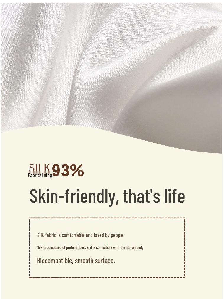 Fairy Senseless 19 Momme Silk Adjustable Wireless Bandeau Bra