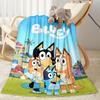 Bluey Adventure Blanket Soft & Cozy Throw For Sofa Couch Office Bed Picnics All-Season Use Modern Unique Gift for Family and Friends Y23
