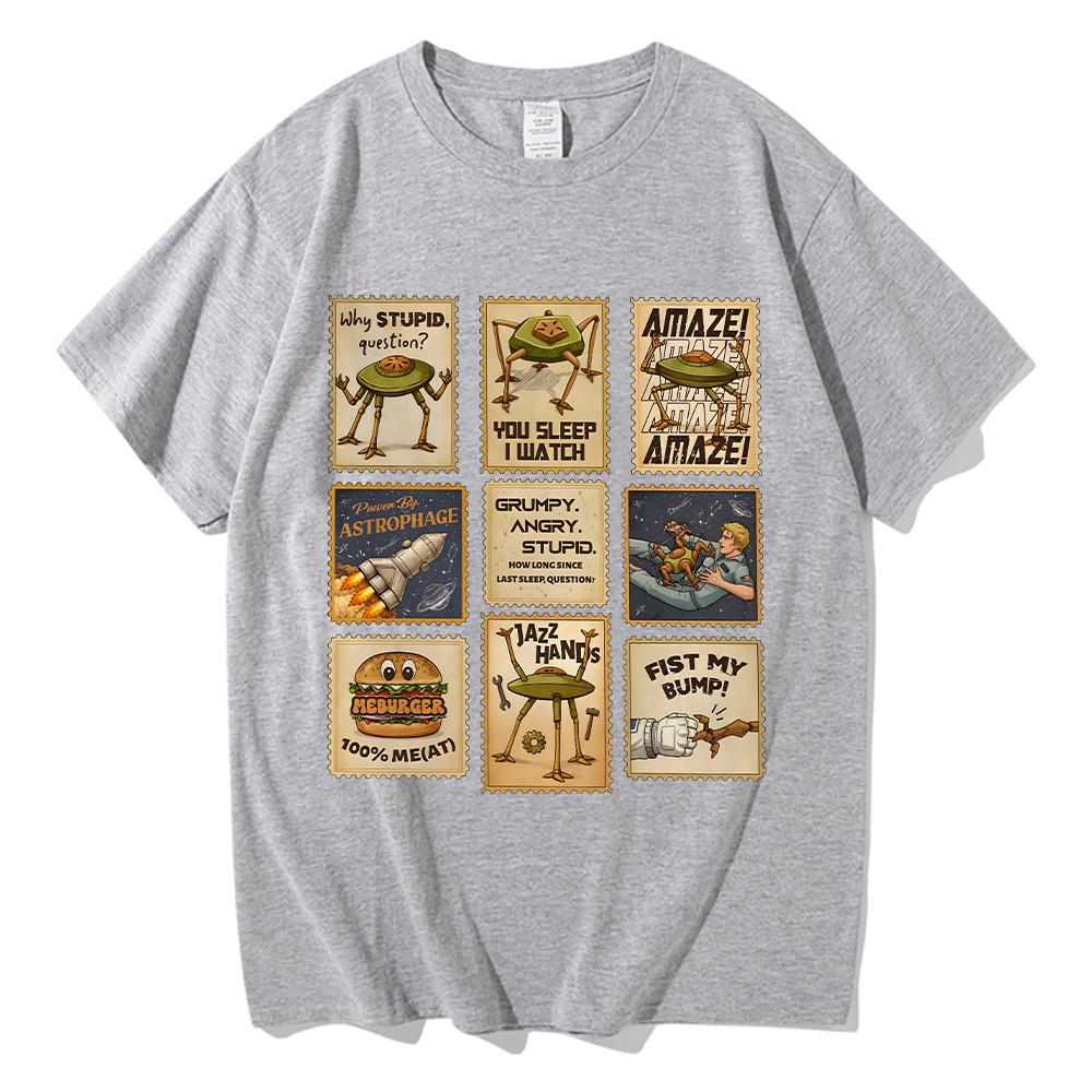 Comfort Project Hail Mary T Shirt Stamps Shirt Rocky Amaze Graphic Tee Female Male Round Neck Short Sleeve 100%Cotton Soft T-shirts summer Tops