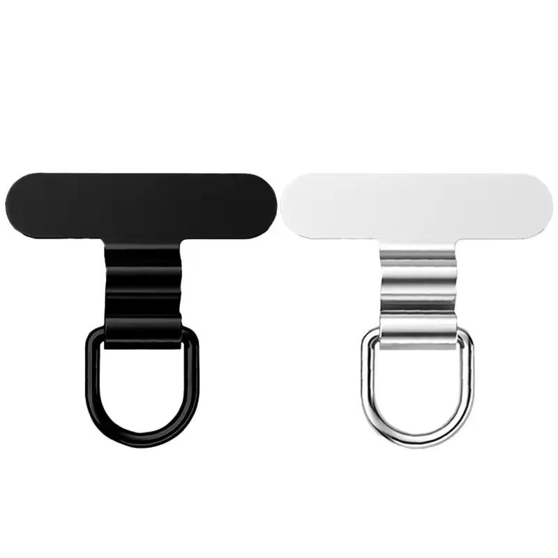 Xiaomi Mini Stainless Steel Mobile Phone Lanyard Tab Silent Hole Clip Charging Port Gasket Antilost Metal Mobile Phone Lanyard Tab Card