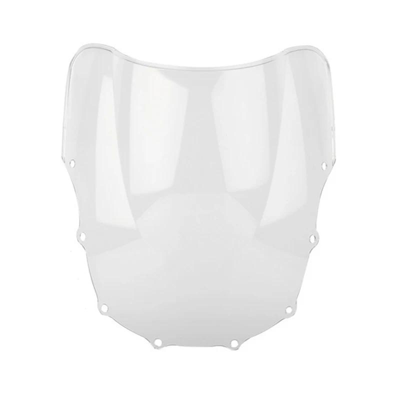 Motorcycle Screen Double Bubble Windshield Deflector Protector WindScreen For Kawasaki ZZR400 ZZR600 ZZR 400 ZZR 600 1993 - 2007