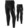 Riding Pants Men's Mountain Bike Pants with 3D Silicone Cushion Reflective Breathable Gradient Compression Riding Tights Cycling Pants M