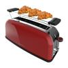 Grille-pain - Cecotec - Toastin' Time 850 - 850 W - Fente Large 3,8 Cm - Acier Inoxydable Rouge