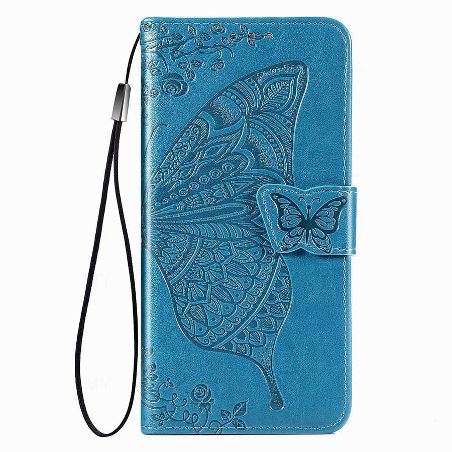 Butterfly Leather Flip Case For Vivo Y21D Y21 Y27 Y39 Y35 Y16 V30 V40 Y29 Y18 Y28 Y04 Y70 V23 5G V25 V29 V60 Lite V27 Y17S Y31 Y36 Wallet Cover
