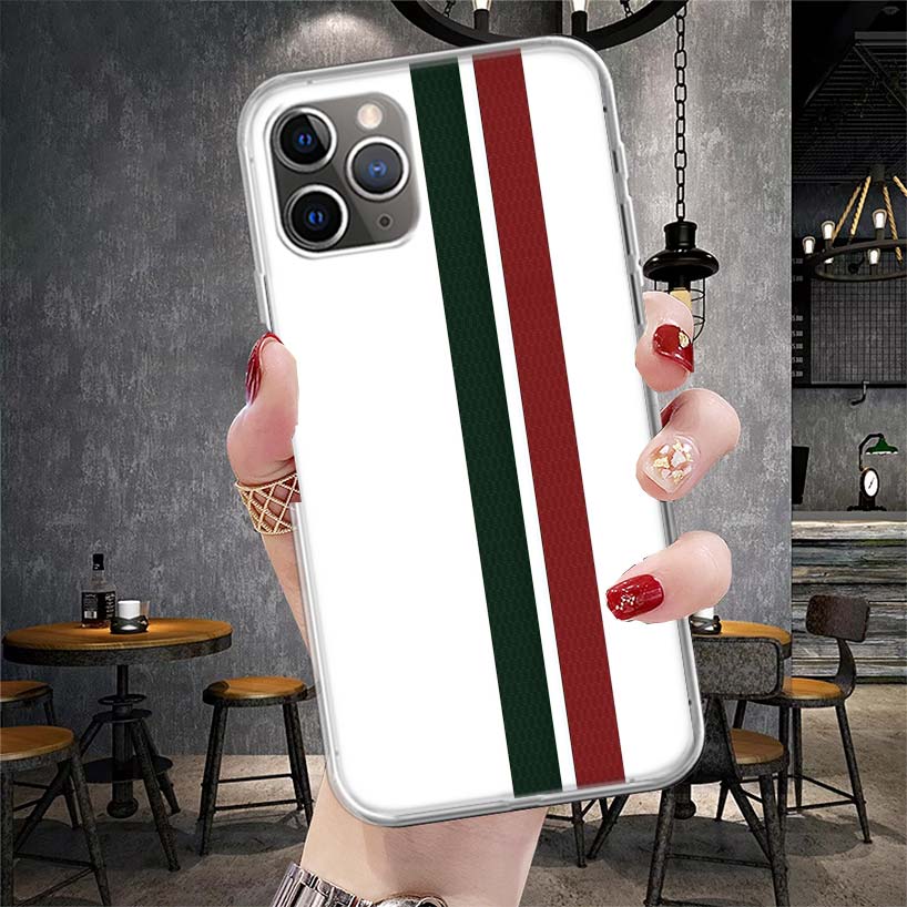 Luxury Sports Line Cool Stripes Soft Phone Case For IPhone 11 17 Air 16E 16 Pro Max 15 + 14 Plus 13 Mini 12 Apple 7 SE 8 Fundas