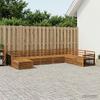 Outdoor Sofa Set 8 pcs Natural