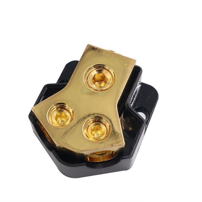 0/2/4 Gauge in 4/8/10 Gauge Out Verteilerblock Massekabelverteiler für Auto-Stereoanlage und Verstärkerinstallation