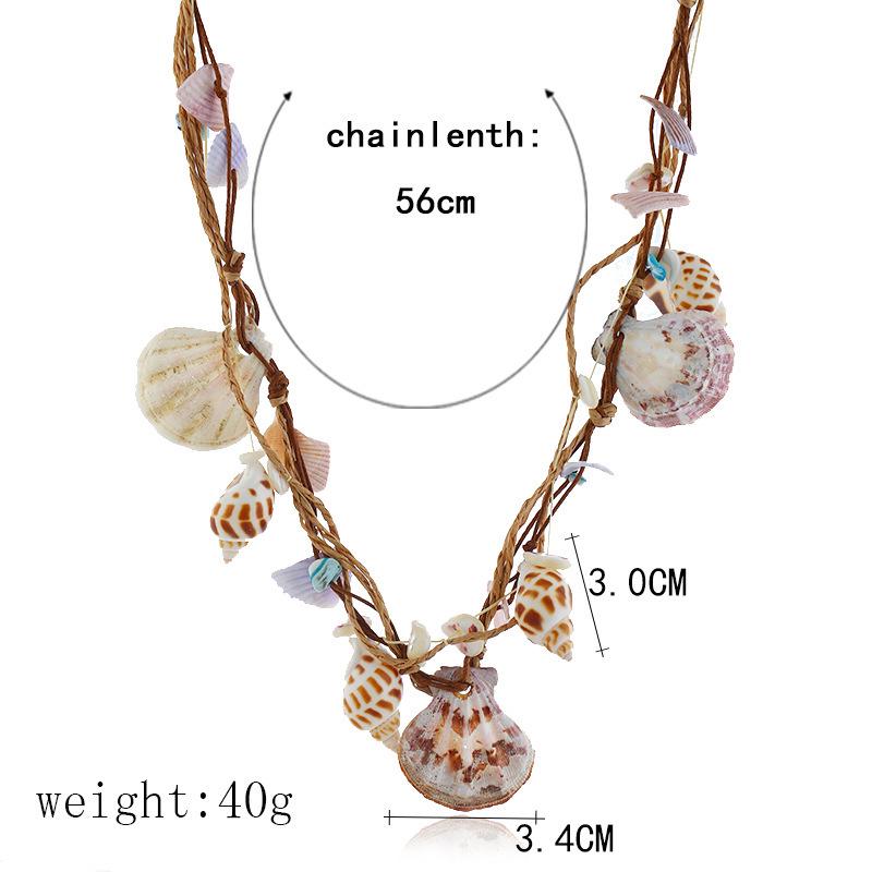 Handmade Hawaiian Style Shell Pendant Necklace