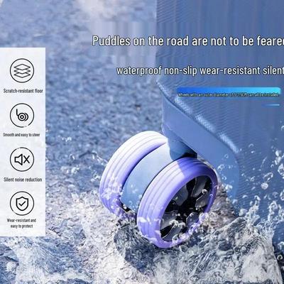Wear-resistant Silent Suitcase Wheel Replacement with Rubber Cover – 0.18