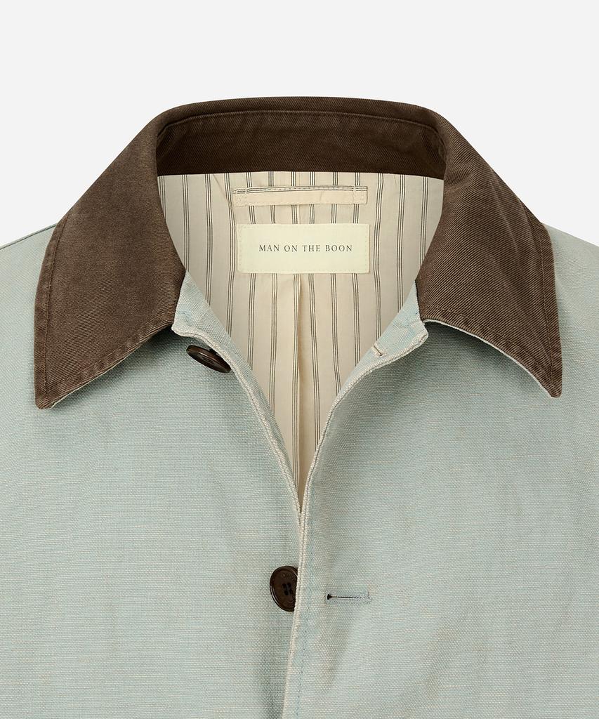 Man On The Boon Vintage Washed Half Jacket_Mint 4716109011