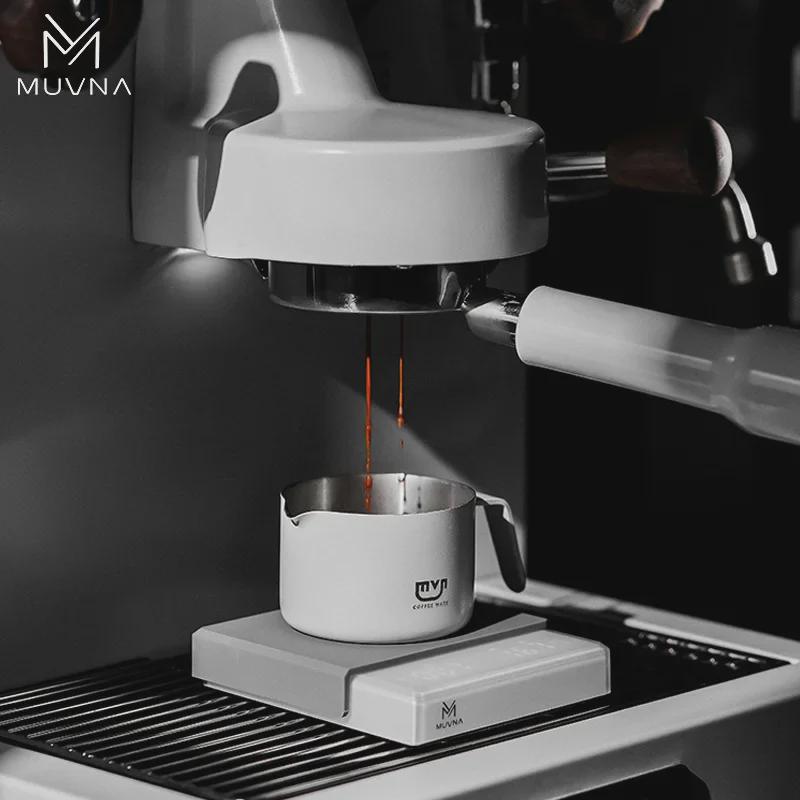 MUVNA Murwina Italian Xingyu Stainless Steel Espresso Cup, 100ml with Scale.