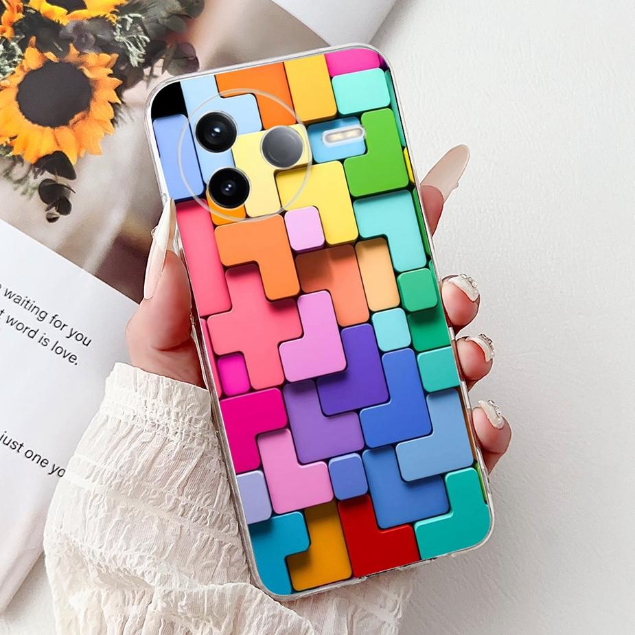 

For Xiaomi Poco F7 Pro Case PocoF7 Ultra Luxury Flowers Painted Cover Soft Slim Phone Case For Xiaomi Poco F7 Ultra F7Pro Fundas Xiaomi Poco F7 Pro