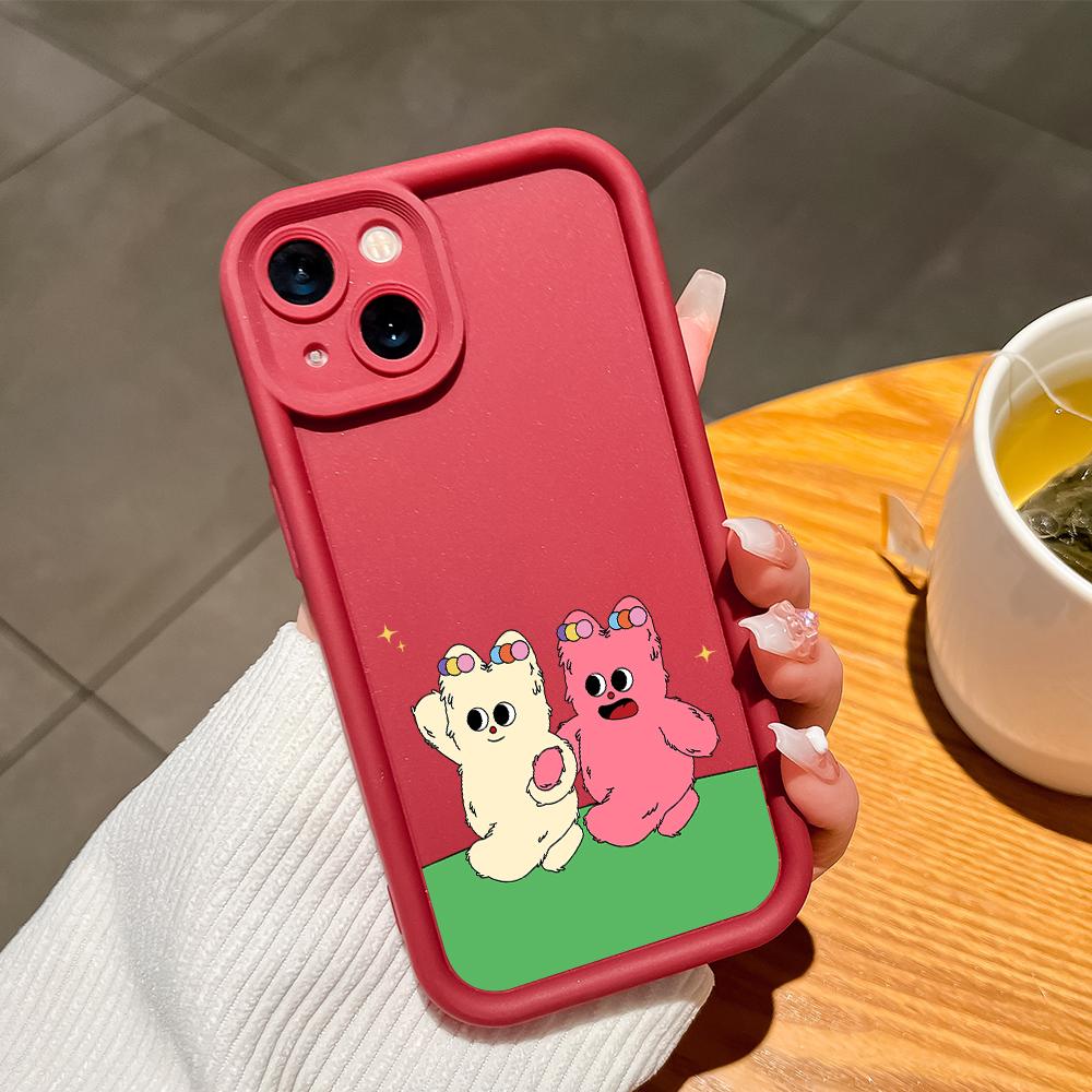 Soft Silicone Phone Casing Full Cover Camera Shockproof Protection Case for Samsung Xiaomi Redmi Poco