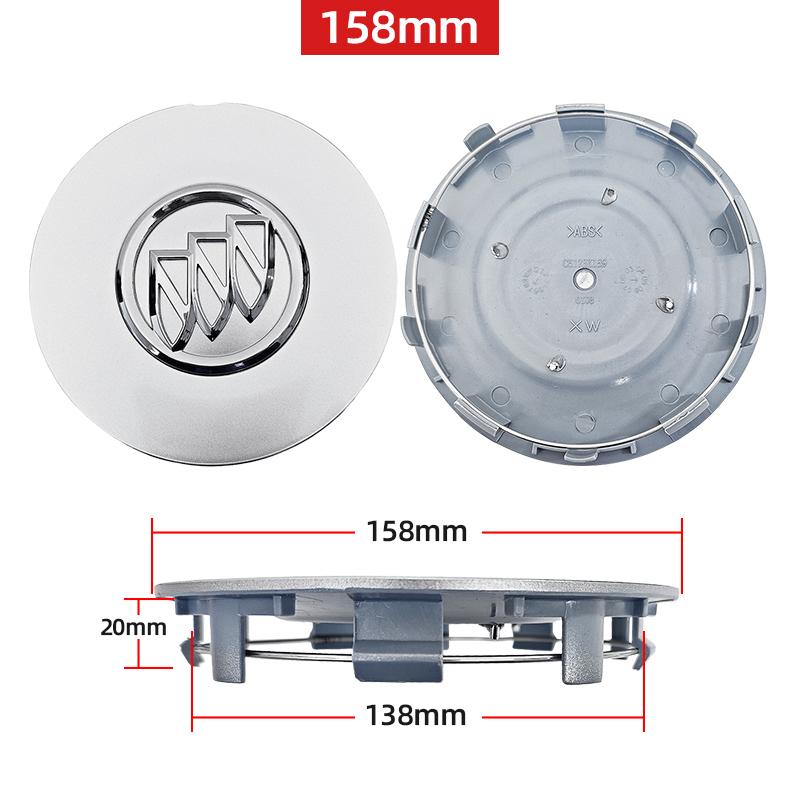 EHT1 4 pieces 158mm 161mm 168mm Auto Wheel Center Cover Caps For Buick Regal GL8 Car Tire Logo Emblem Accessories