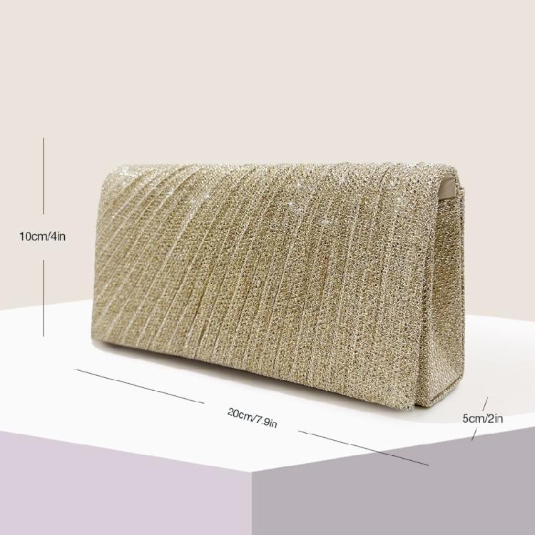 Clutch Purses Sparkling Party Handbag Glitter Party Wedding Handbag with Chain