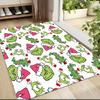 Grinch Weihnachtsteppich Teppich Weich Waschbar Rutschfest Zuhause Wohnzimmer Sofamatten Personalisierter Weihnachtsteppich