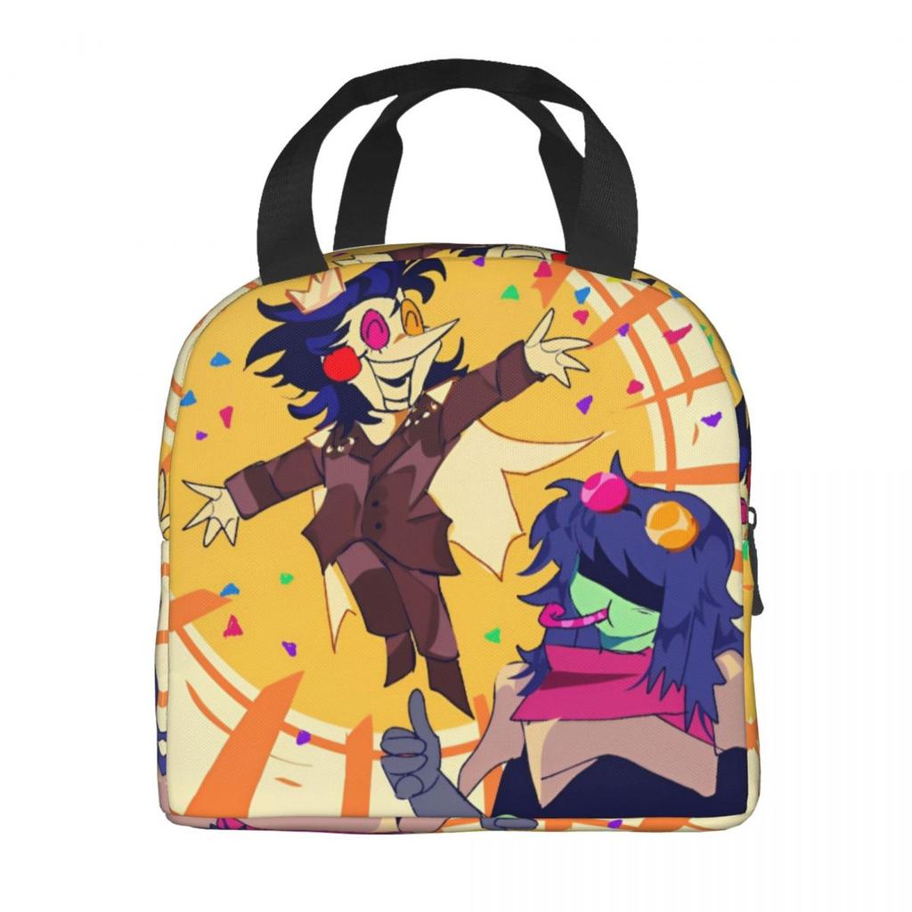 Deltarune Kapitel 3 Videospiele Merch Isolierte Lunchtasche Für Reiseaufbewahrung Lebensmittelboxen Wiederverwendbare Kühlbox Thermische Lunchbox