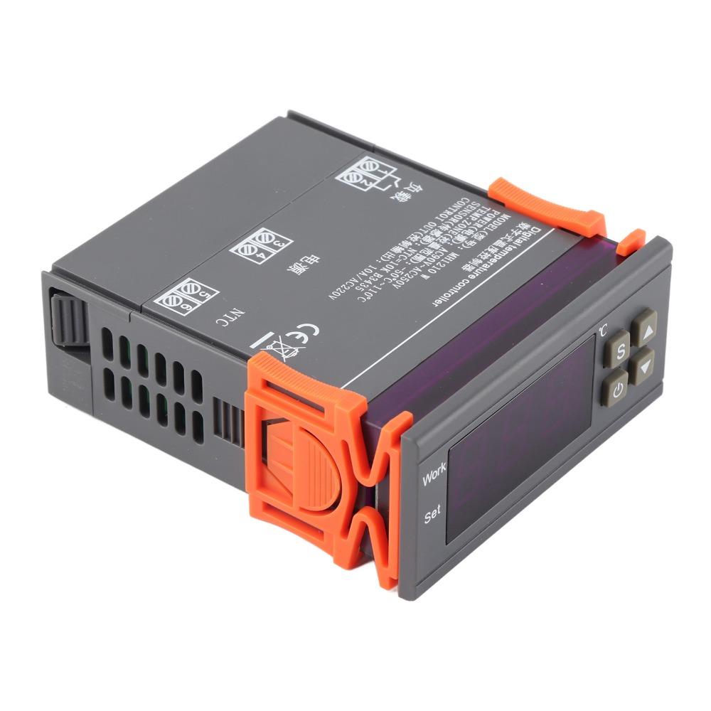 AC 90V~250V Digital Temperature Controller MH1210W Digital Thermostat  Temperature Calibration