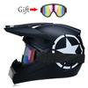 Teenage Professional Off-road Racing Helmet, Motorcycle Off-road Helmet, DOT Approved Motocross Goggles Gift Package