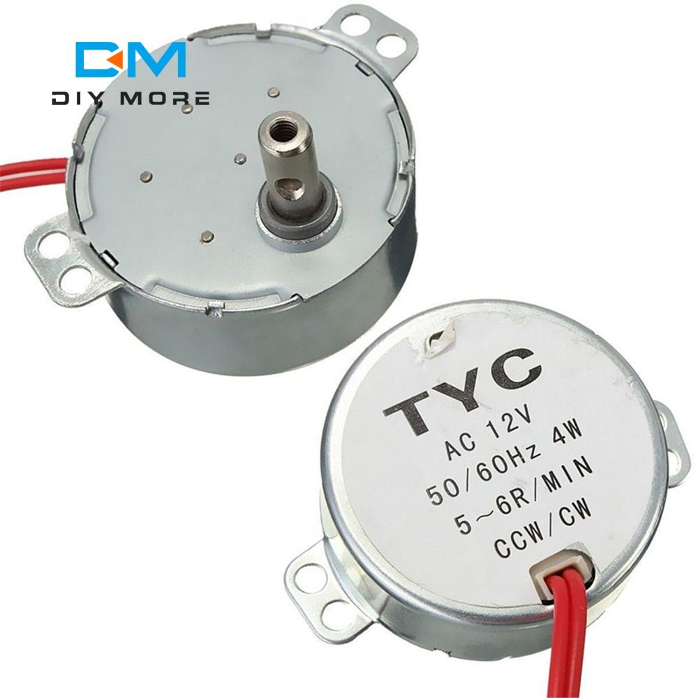 AC220-240V AC12V Synchronní motor TYC-50 5-6 ot/min 50/60Hz Krouticí moment 4KGF.CM 4W CW/CCW
