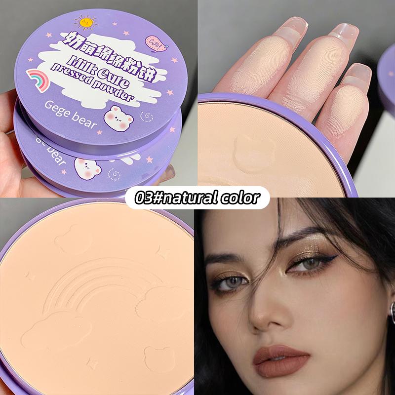 

GECOMO Makeup Setting Powder Creamy Milk Oil Control Press Powder Стійке матове покриття