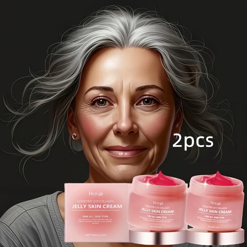 Collagen Jelly Face Cream Hydrating Nourishing Brightening Skin Moisturizer For Glowing Radiant Complexion