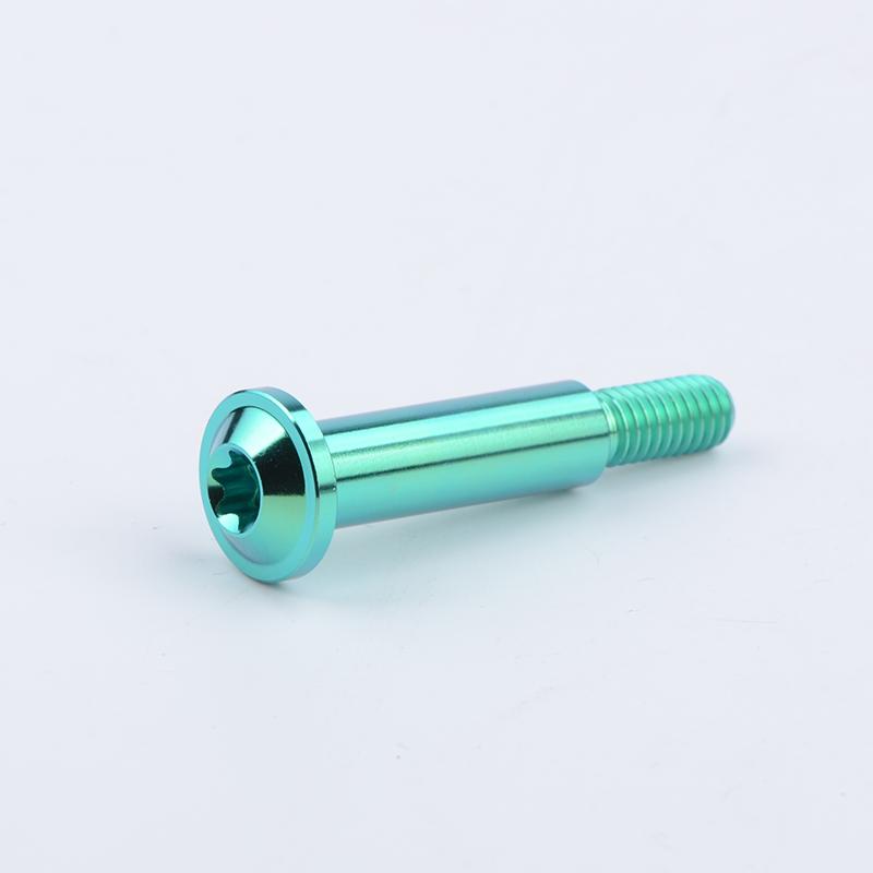 Tmj Titanium Alloy Bolts Motorcycle Brake Lever Screw for Rod Screws Straight Push Hydraulic Pump Screw and 1Nut
