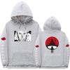 Mens Oversized Hooded Sweatshirt With Naruto Anime Print Fleece-Lined Streetwear Teens Fall Season