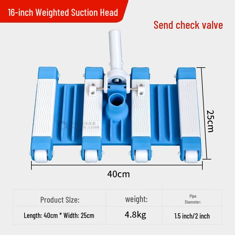 Yipan 16-inch Weighted Swimming Pool Vacuum Head