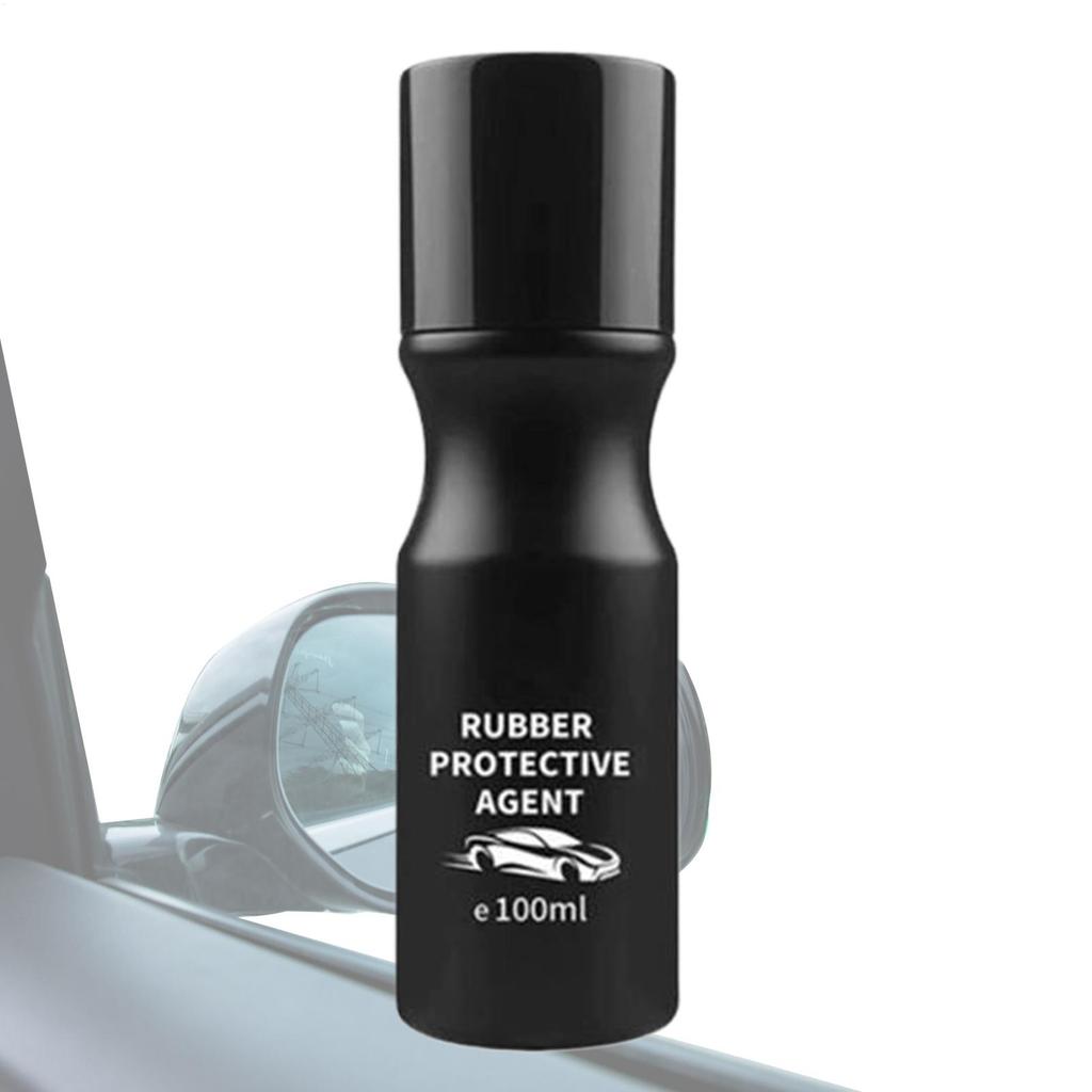 100ml Car Rubber Seal Conditioner Noise Elimination Window Rail Lubricant Car Seal Trim Conditioner For Interior Doors Hoods