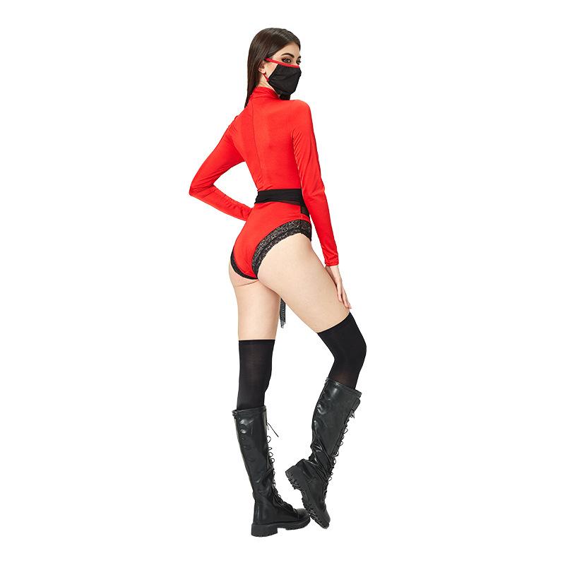 Halloween Costume Women's Masked DS Lead Dancer Nightclub Bar Ninja Japanese Ninja Samurai Suit