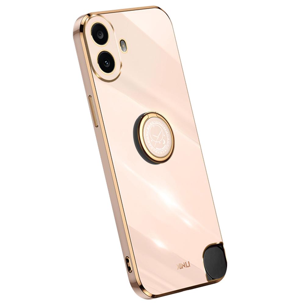 XINLI For Nothing CMF Phone 1 Case Ring Kickstand Electroplating TPU Phone Cover
