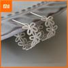 925 Sterling Silver Vintage Earrings For Women Trendy Simple Flower Hollow Earring Jewelry Prevent Allergy Party Accessories