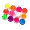 12 Colors Nail Art Tips UV Gel Fluorescent Powder Dust Manicure Decor DIY Tool