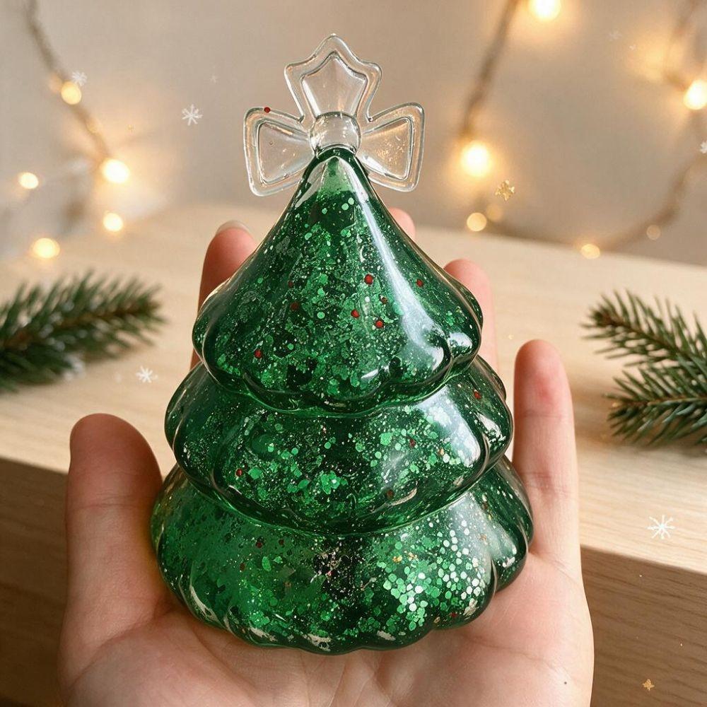 Christmas Tree/Santa Claus Shape Xmas Anti Stress Squeeze Toy With Sequins Sensory Toy Office