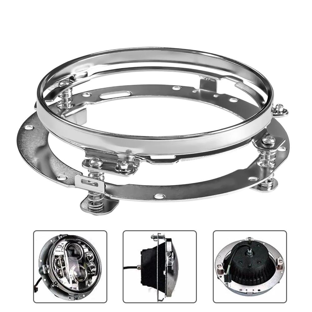 Für 7'' Scheinwerferhalter Lampenhalter für Wrangler JK TJ Motorräder 1Stk/2Stk Montagehalterung für 7 Zoll LED Scheinwerferring