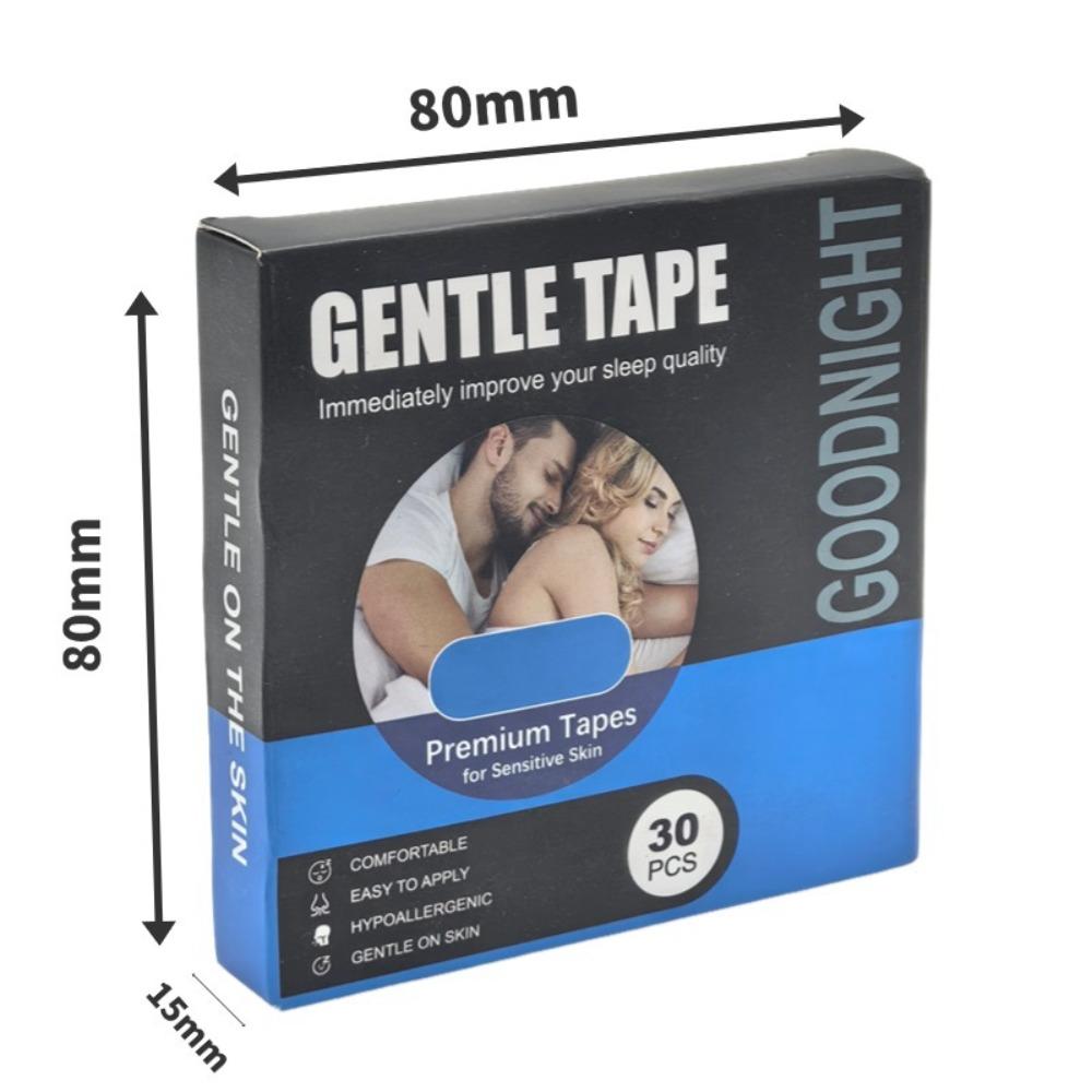 30PCS Multicolor Mouth Tape for Sleeping Hypoallergenic Gentle Tape  Stop Mouth Breathing