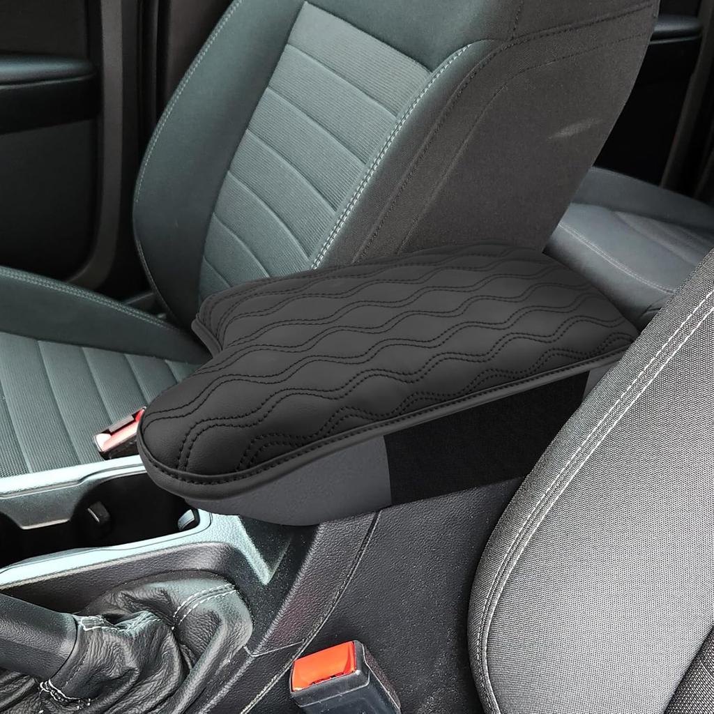 SXCY Fit for 2019 2020 2021 2022 2023 Ford Ranger Armrest Cover 2023 Ranger Center Console Cover 2023 Ranger Console Cushion Pad 2023 Ranger Seat Box