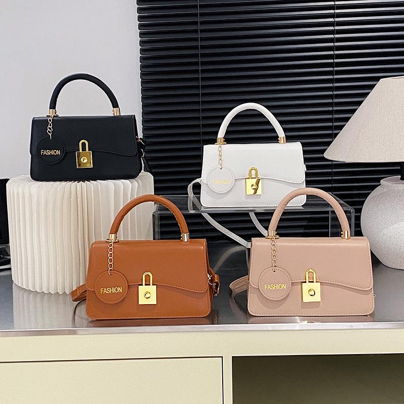 Women's Retro-Style Versatile Solid Color Handbag - High-End Feel, Fashionable Crossbody/Shoulder Bag for Commuting 2026.