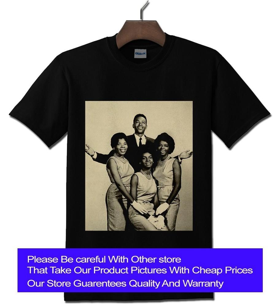 Marvin Gaye with the Vandellas Black T-shirt S - 5XL Unisex T-Shirt XXXL