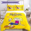 3-delige Lizzie McGuire Y Sus Locuras2 Dekbedovertrekset - Gepersonaliseerde Naam, HD Geprint Beddengoed met 1 Dekbedovertrek en 2 Kussenslopen - Perfect voor Huisdecoratie, Stuk