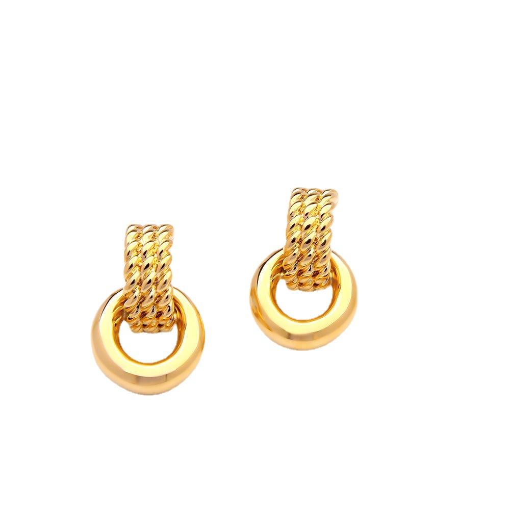 Earrings ins cold wind earrings women's autumn earrings exaggerated new European and American fashion temperament personalized high-end earrings